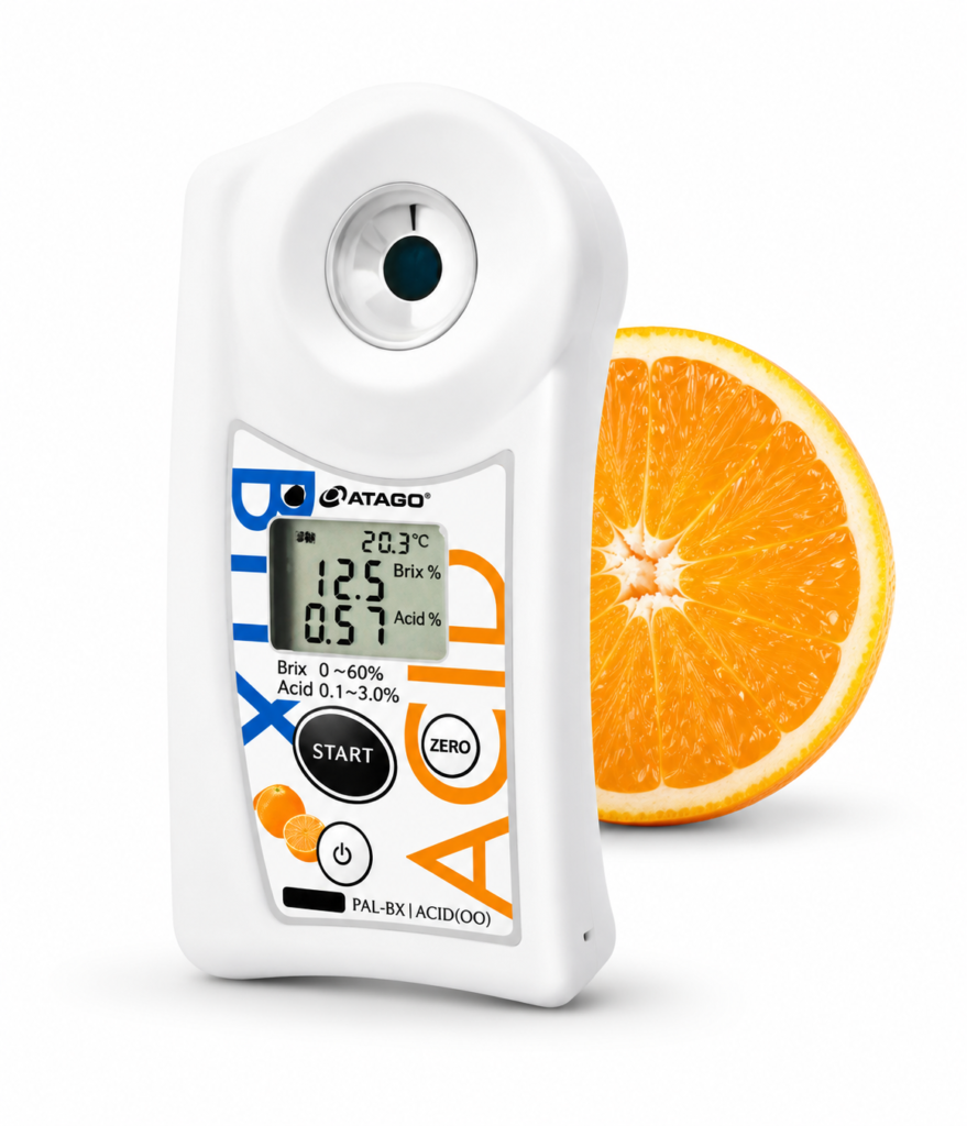 Medidor de acidez para cítricos