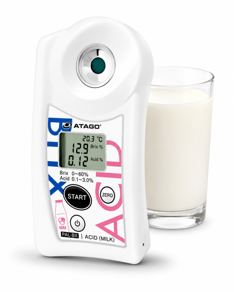 Medidor de acidez para leche